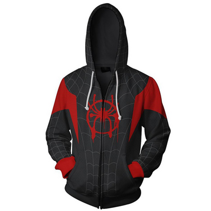 Miles Morales Spider Man Printed Hoodie