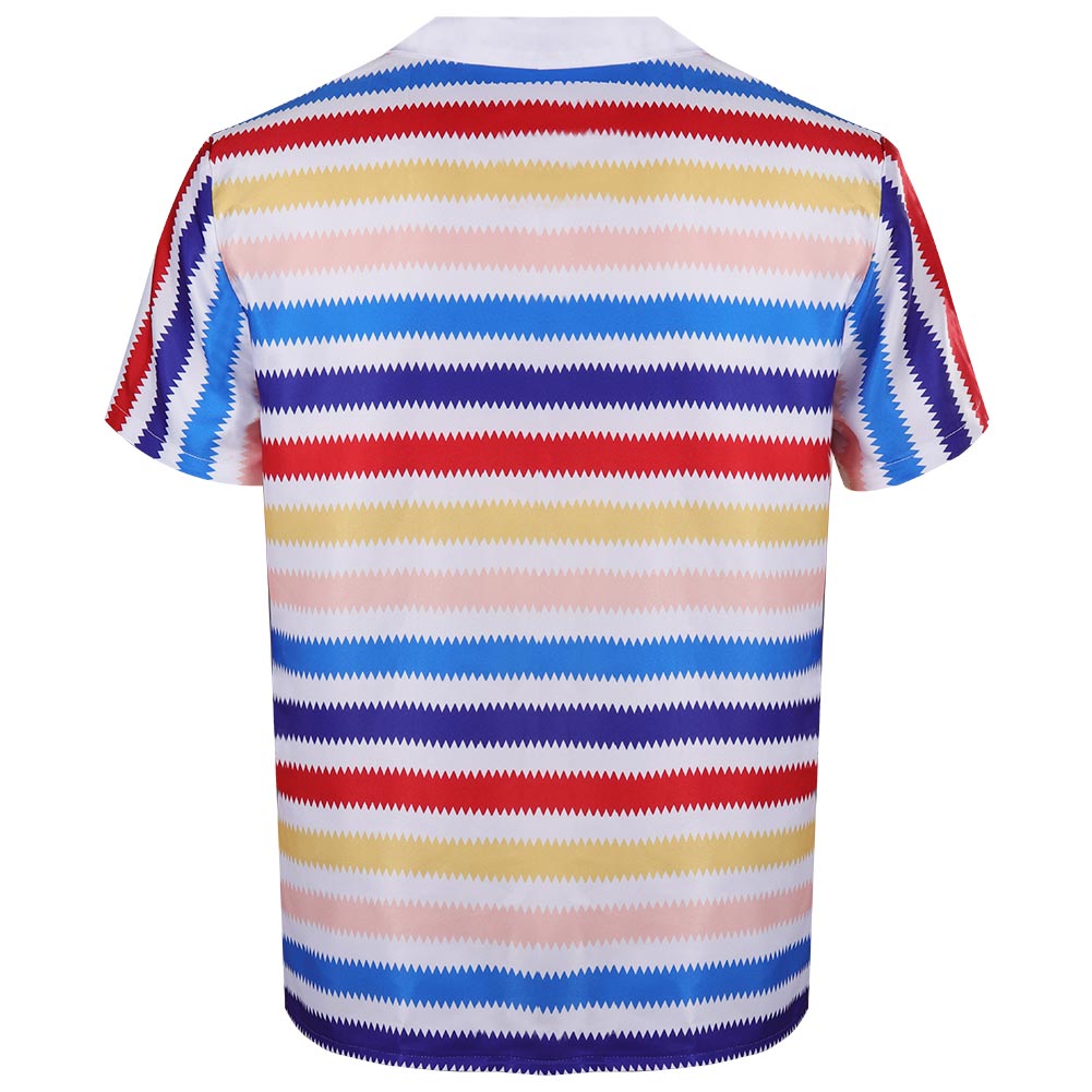 1964 Allan Rainbow Striped Shirt Cosplay Costume