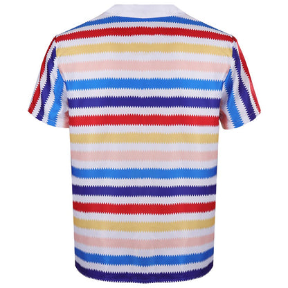 1964 Allan Rainbow Striped Shirt Cosplay Costume