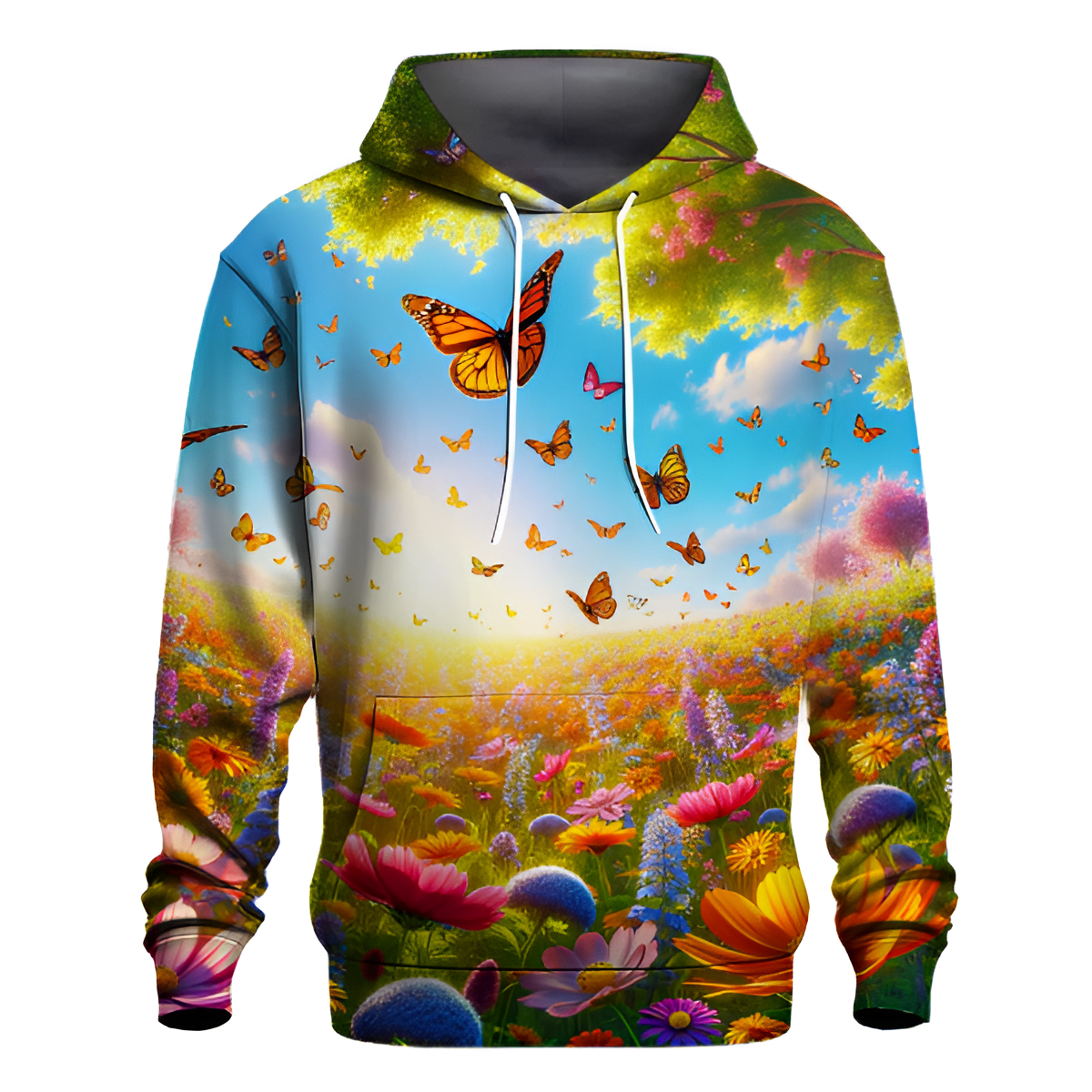 Fluttering Monarch Grove Hoodie