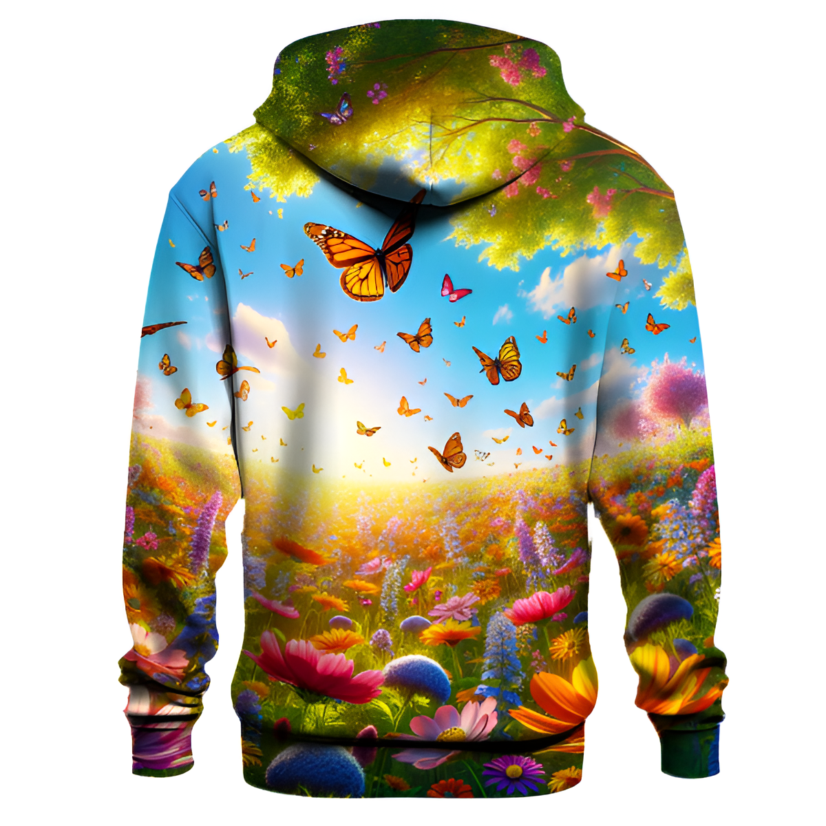 Fluttering Monarch Grove Hoodie