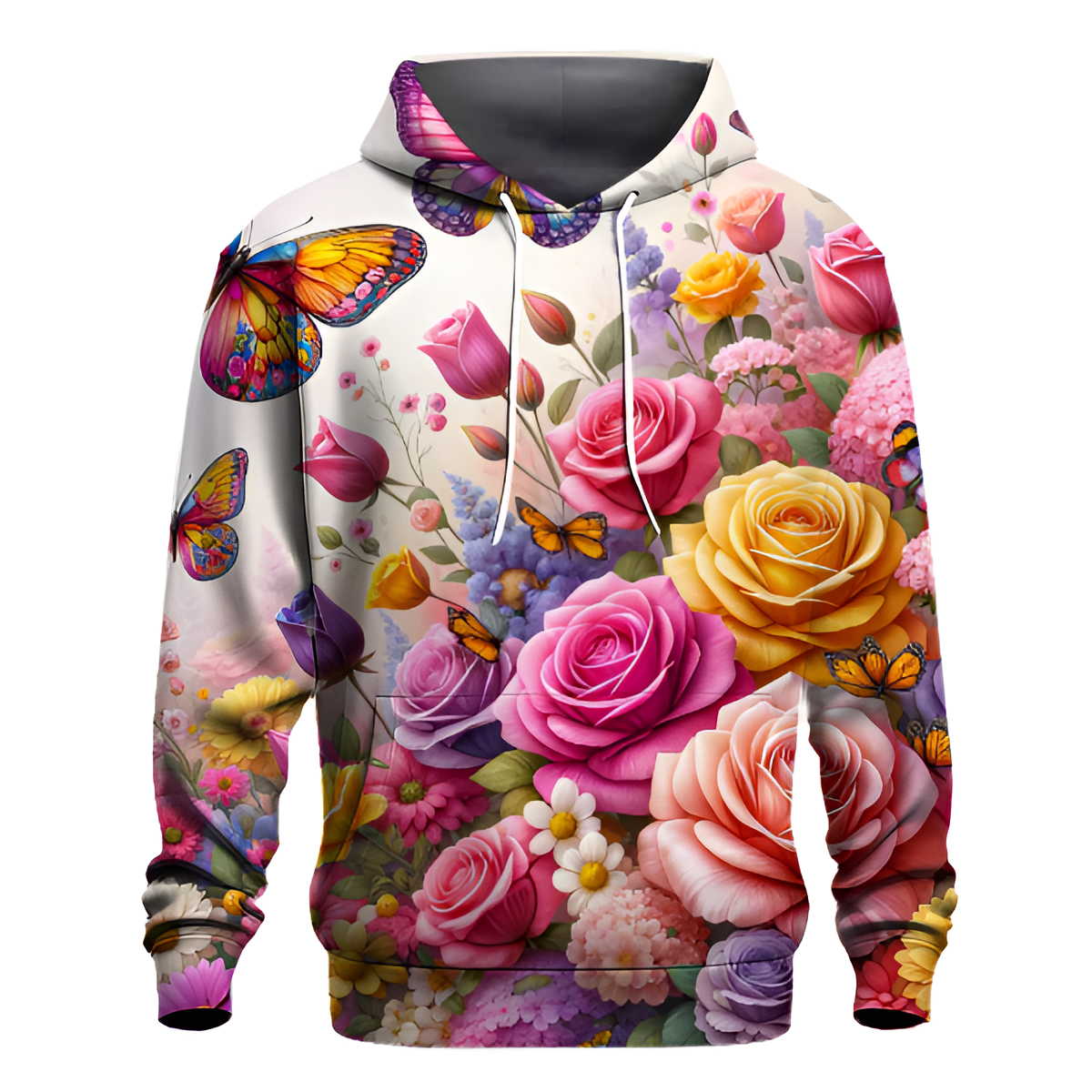 Floral Symphony Hoodie