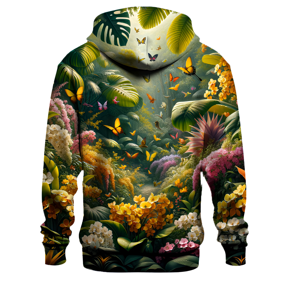 Floral Jungle Fantasy Hoodie