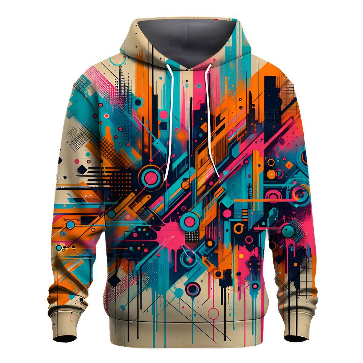 Urban Art Fusion Hoodie