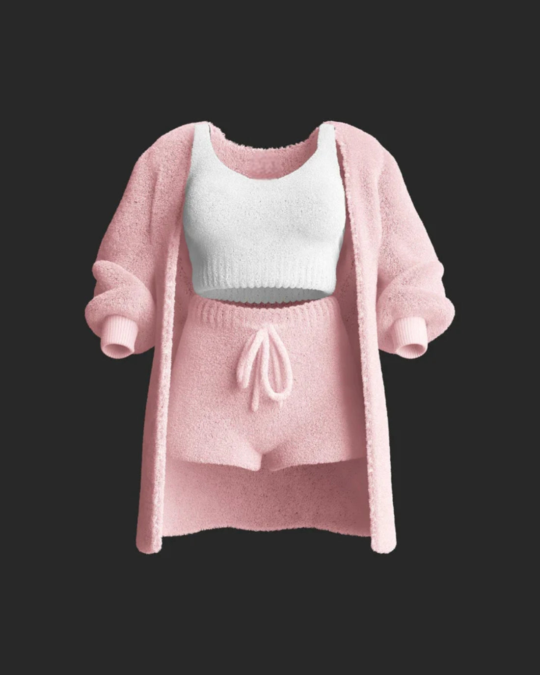 Cozy Knit Set Pink