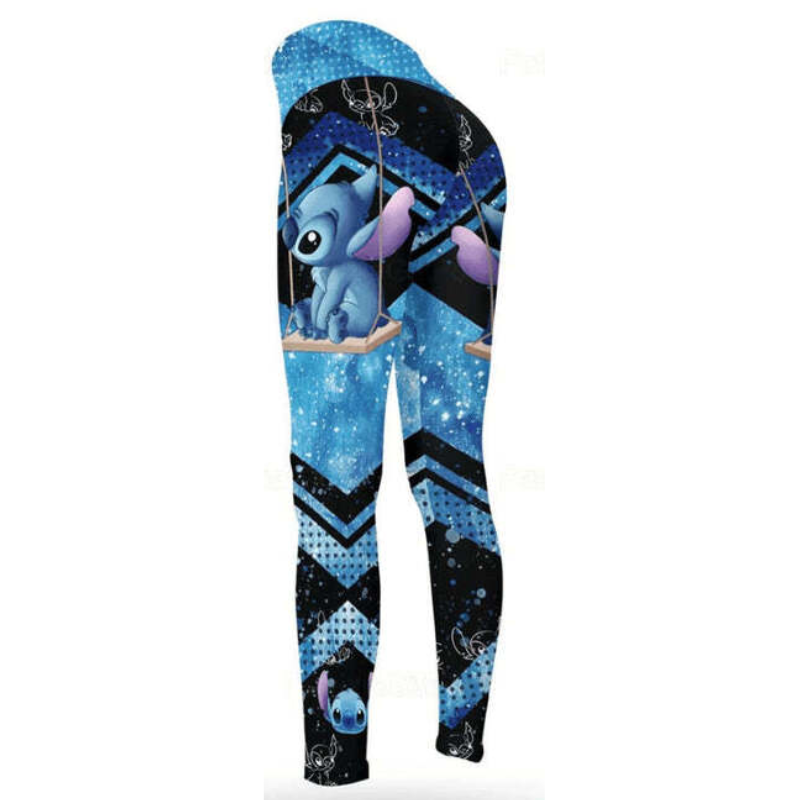 Customizable Stitch Pattern Hoodie And Leggings Set Leggings