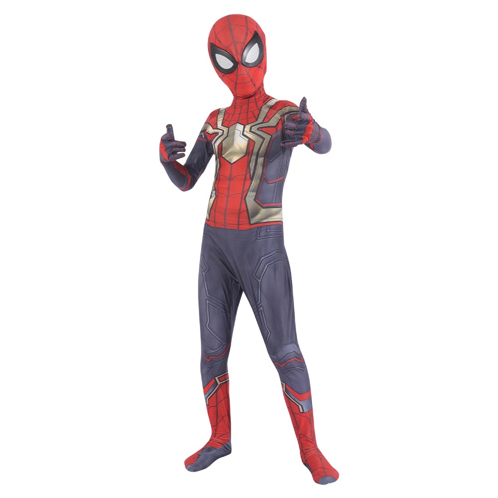 Kids Spiderman Integrated Jumpsuit Cosplay Costume