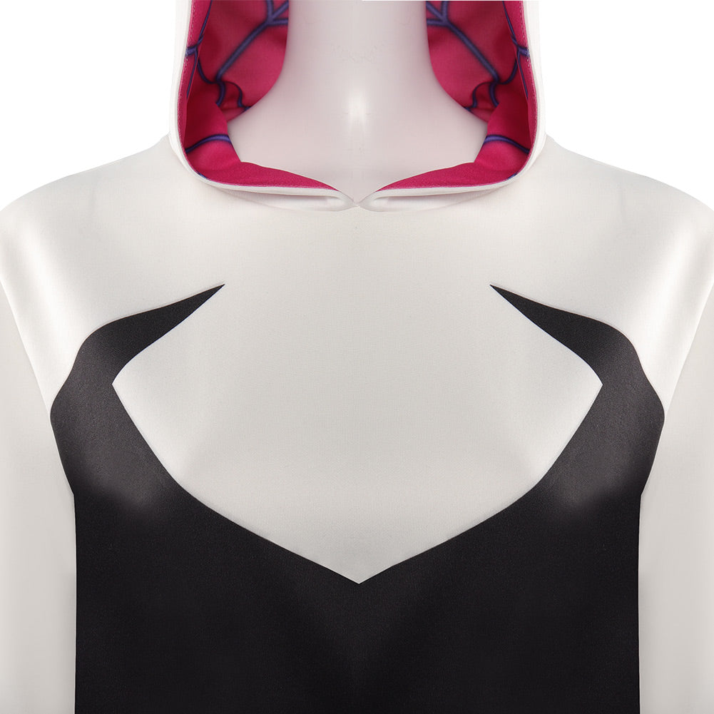 The Spider Verse Gwen Stacy Costume Hoodie