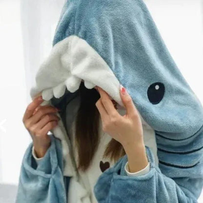 Cozy Shark Blanket One Size Fits All