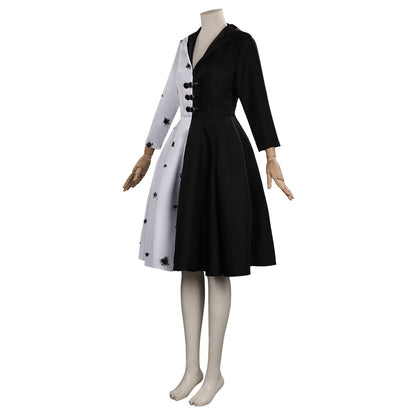 Cruella De Vil Costume Dress