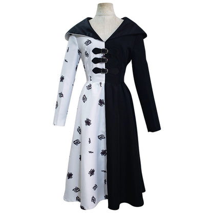 Cruella Cosplay Costume Dress 3XL