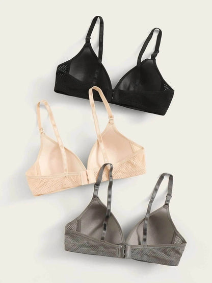 Adjustable Strap Bra Set