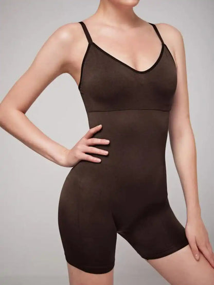 Adjustable Strap Shapewear Romper