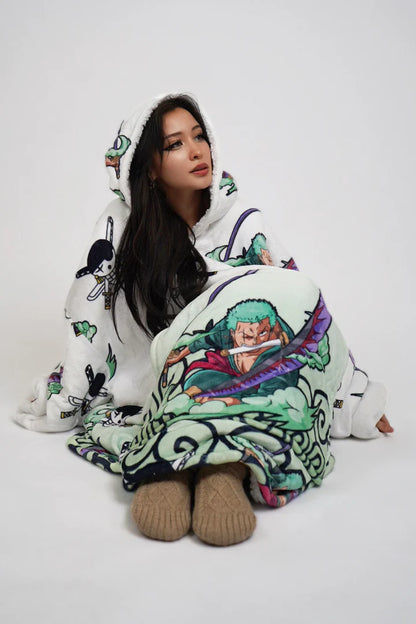 Anime Cozy Blanket Hoodies