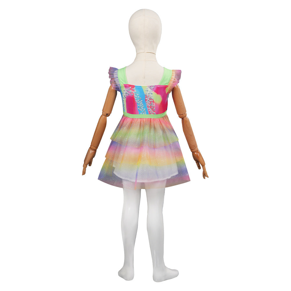 Barbie Margot Robbie Print Cosplay Dress