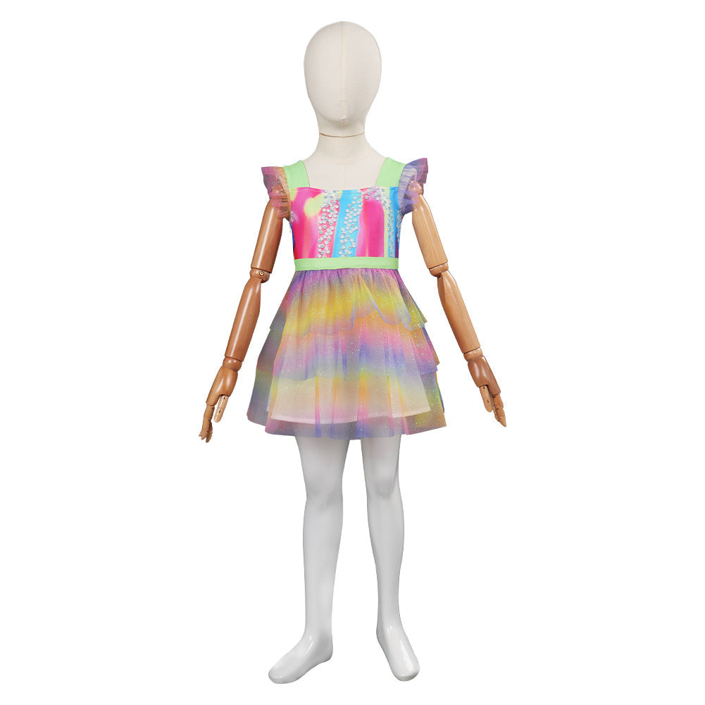 Barbie Margot Robbie Print Cosplay Dress