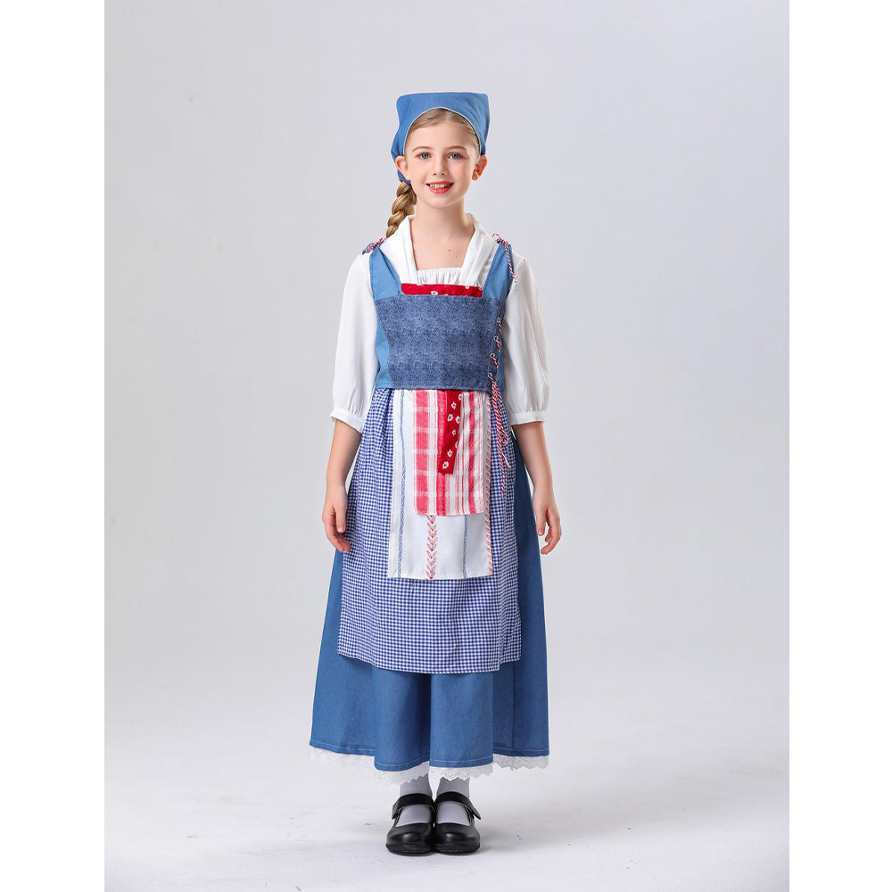 Beauty And The Beast Belle Kids Cosplay Costume