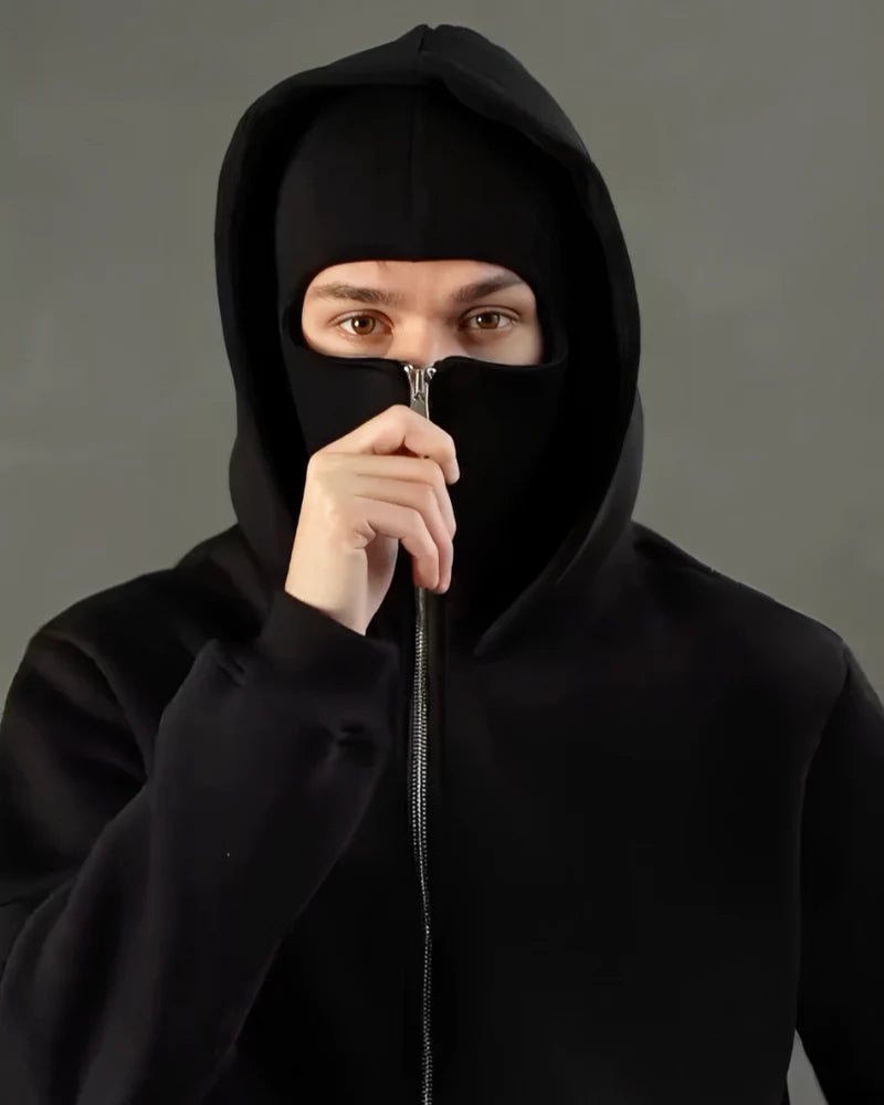 Full Covered Masked Hoodie For Winters