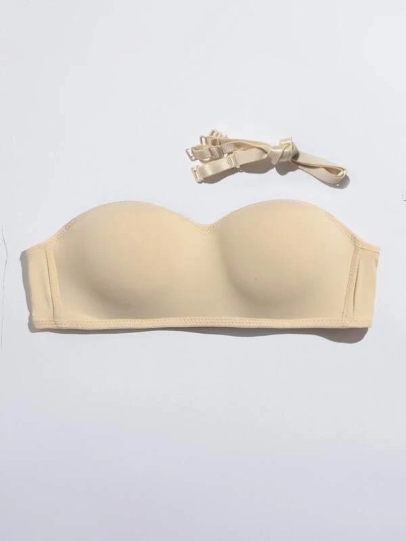 Bra With Adjustable Strap Beige