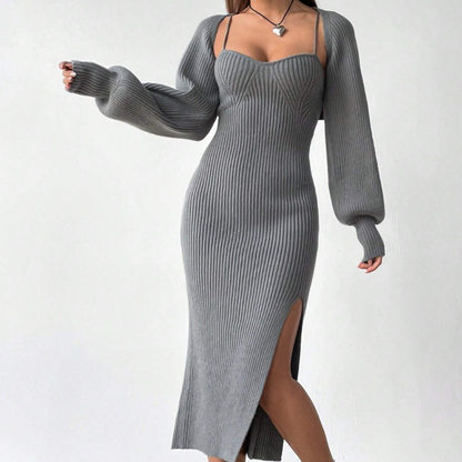 Cami Sweater Dress And Cardigan