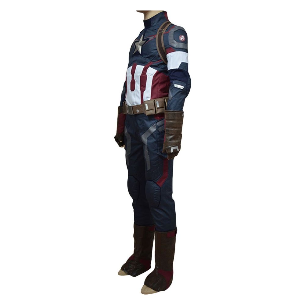 Captain America Uniform Outfit Cosplay Costume