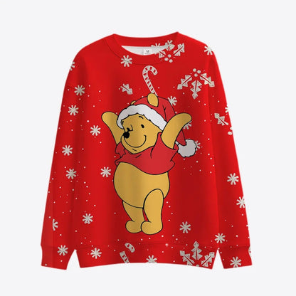 Carnival Christmas Themed Winnie Print Pullover Style 2