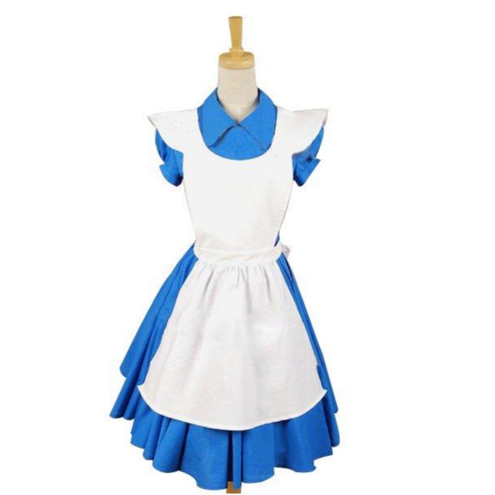 Classic Alice Dress Costume Inspired By Wonderland Movie 3XL