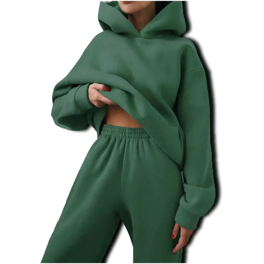 Contemporary Loungewear Set Green