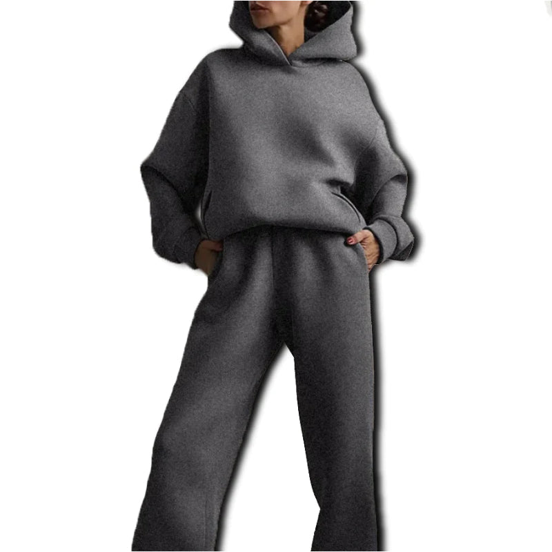 Contemporary Loungewear Set Gray