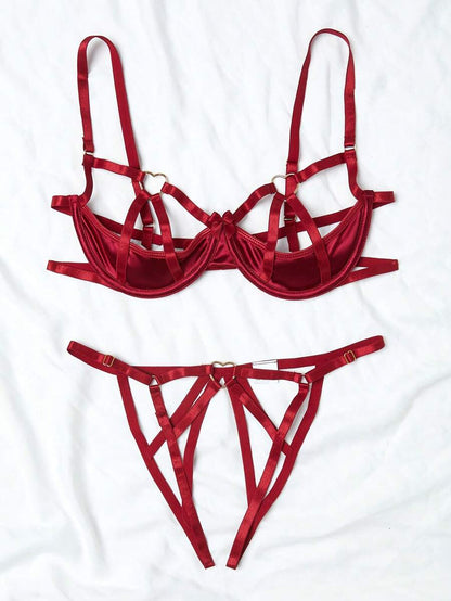 Two Pieces Underwire Lingerie Set