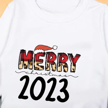 Elegant Merry Christmas Printed Sweatshirt