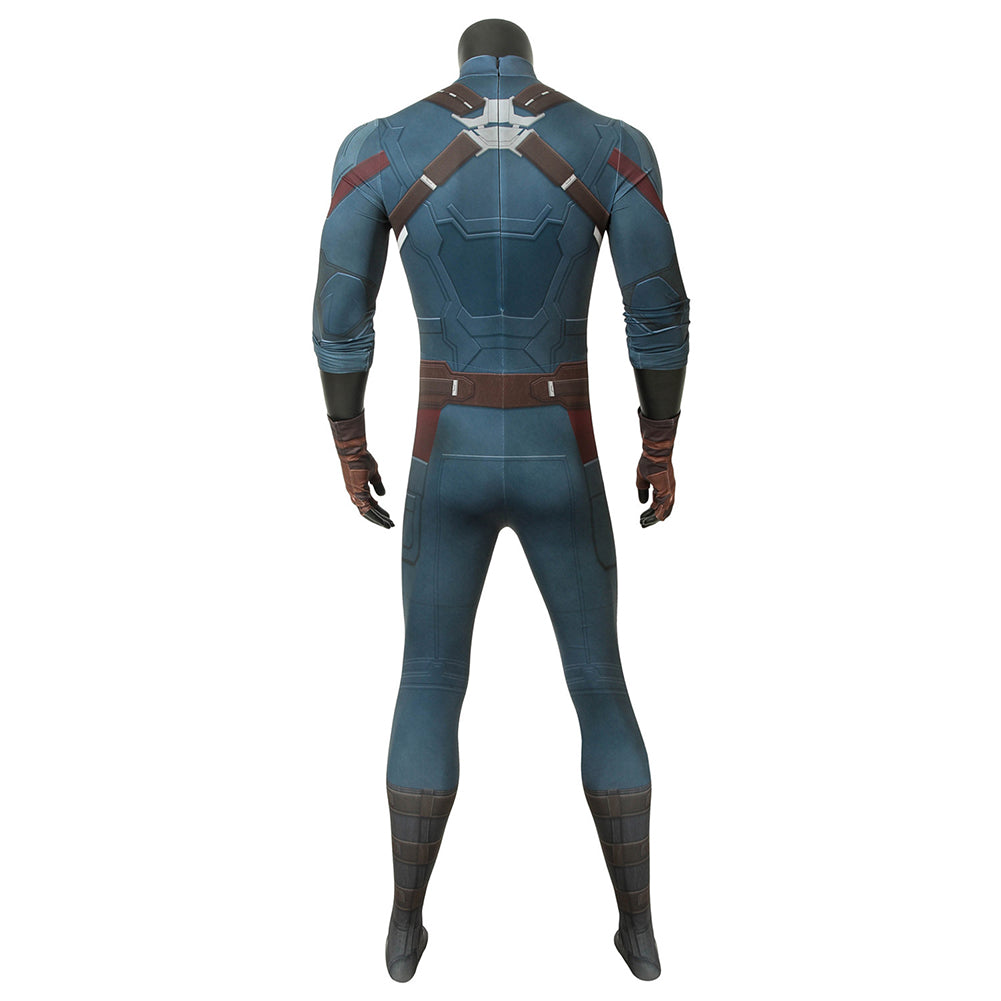 Epic Captain America Infinity War Cosplay Jumpsuit