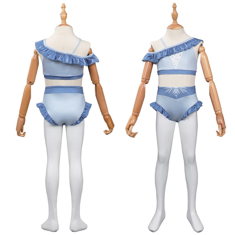 Frozen Elsa Swimsuit Cosplay Costume