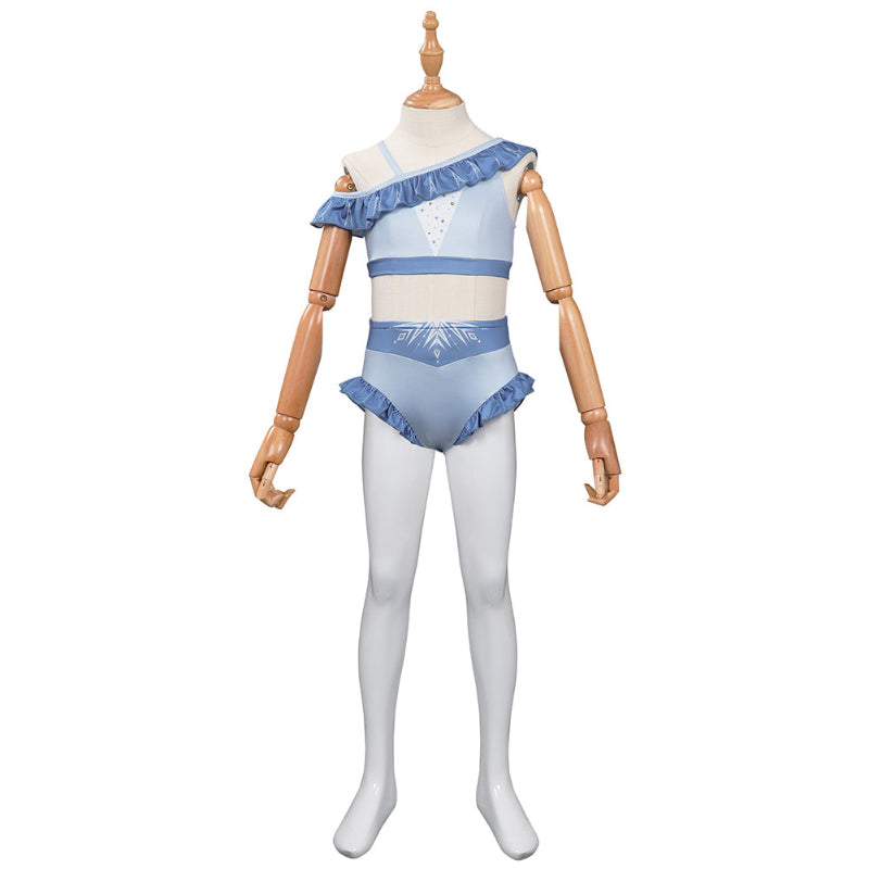 Frozen Elsa Swimsuit Cosplay Costume XXL