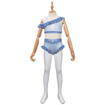 Frozen Elsa Swimsuit Cosplay Costume XXL