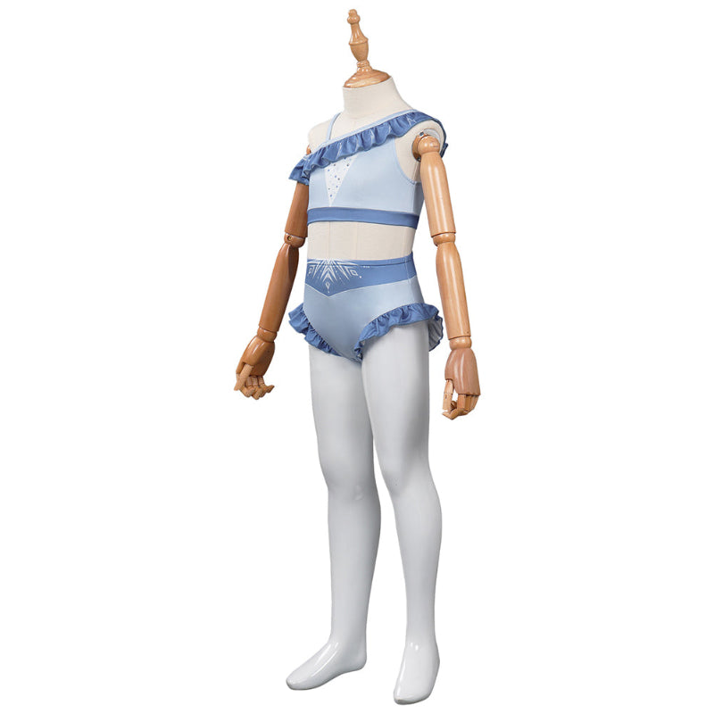 Frozen Elsa Swimsuit Cosplay Costume