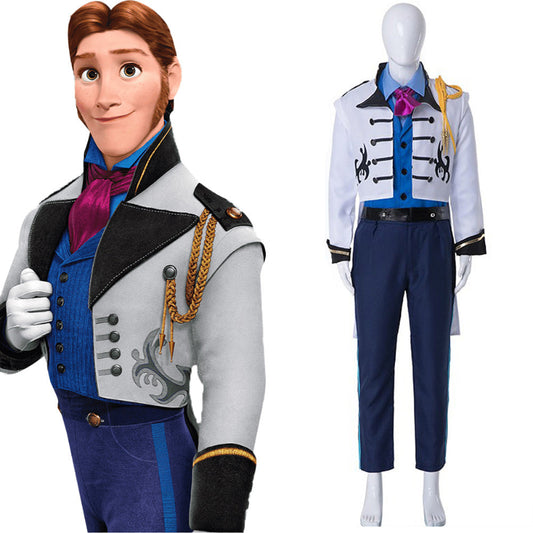 Frozen Hans Prince Cosplay Costume XXL