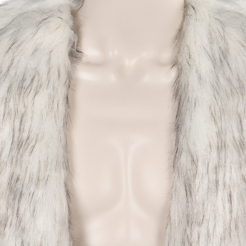 Fur Coat Halloween Carnival Suit