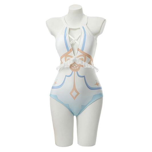 Genshin Impact Lumine Cosplay Costume Swimsuit XXL