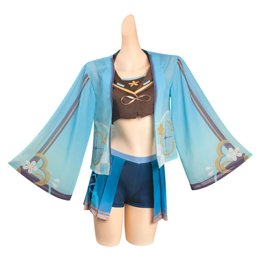 Genshin Impact Swimsuit Cosplay Costume XXXL