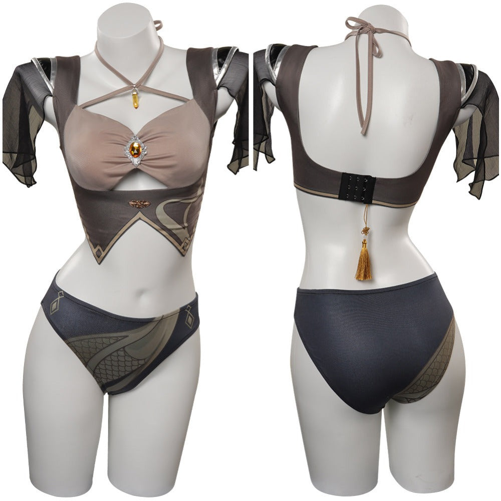 Genshin Impact Zhongli Cosplay Costume