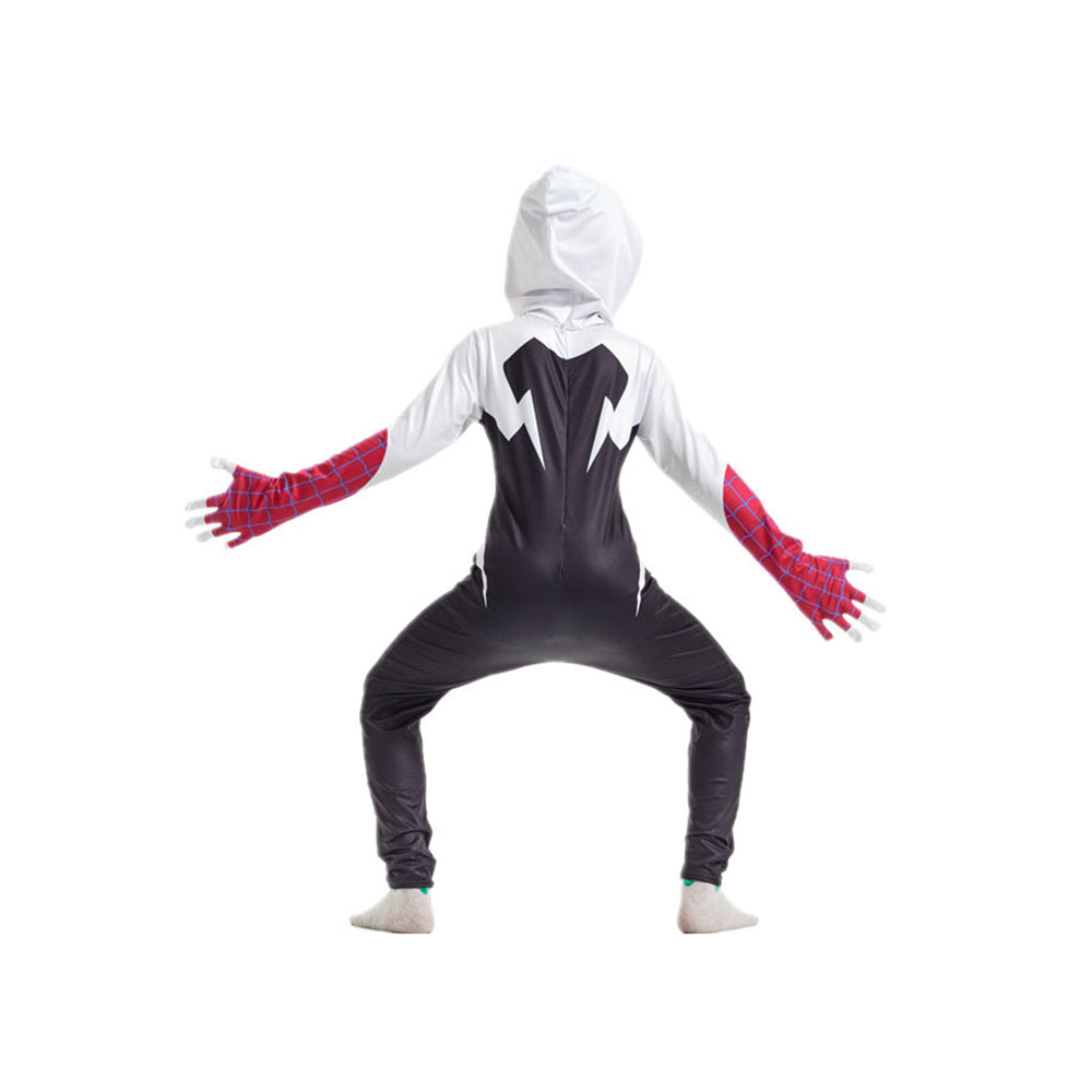 Gwen Stacy Cosplay Costume For Kids From Spider-Man