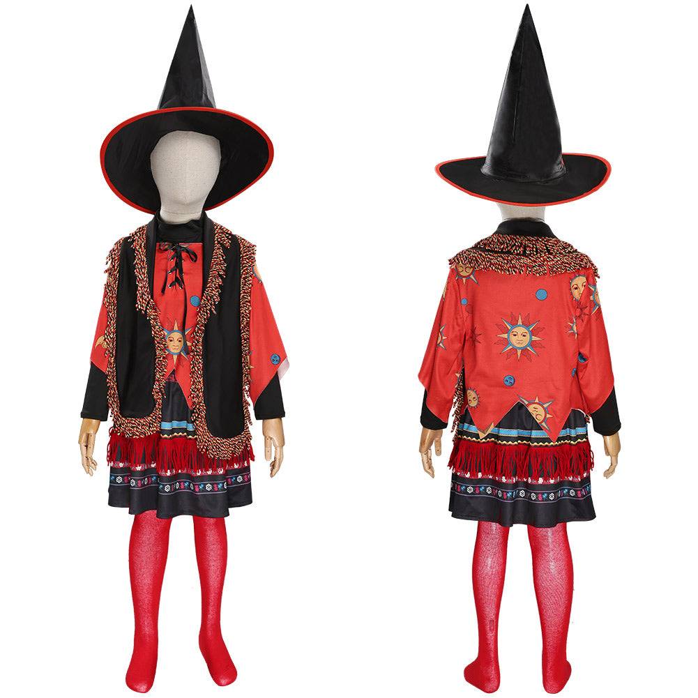 Halloween Themed Skirt With Hat Costume