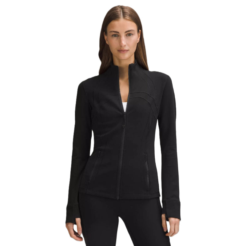 Elegant Zippered Jacket Black