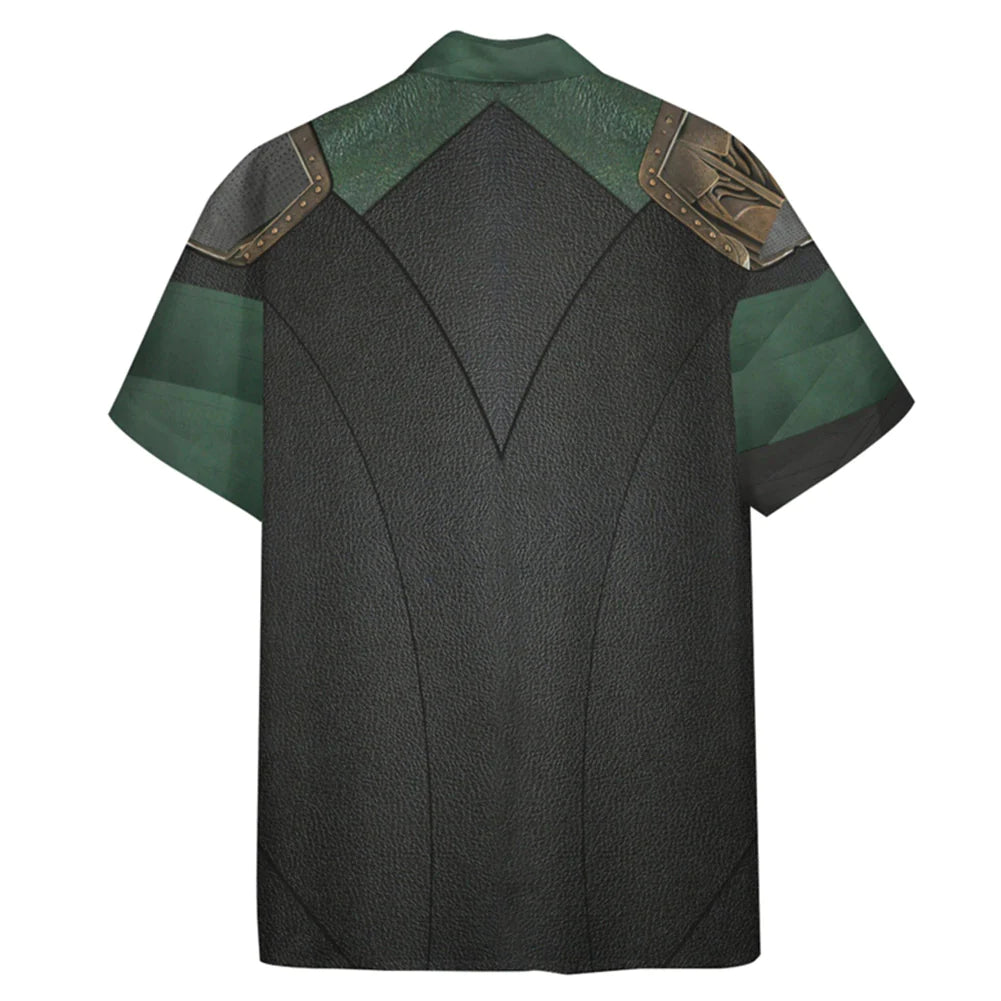 Loki Print Summer Short Sleeve Shirt