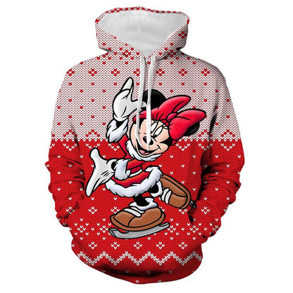 Mickey Minnie Print Christmas Hoodies Style 5