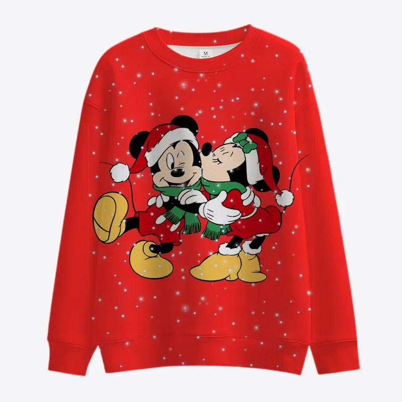 Mickey Minnie Pattern Christmas Sweatshirts Style 3