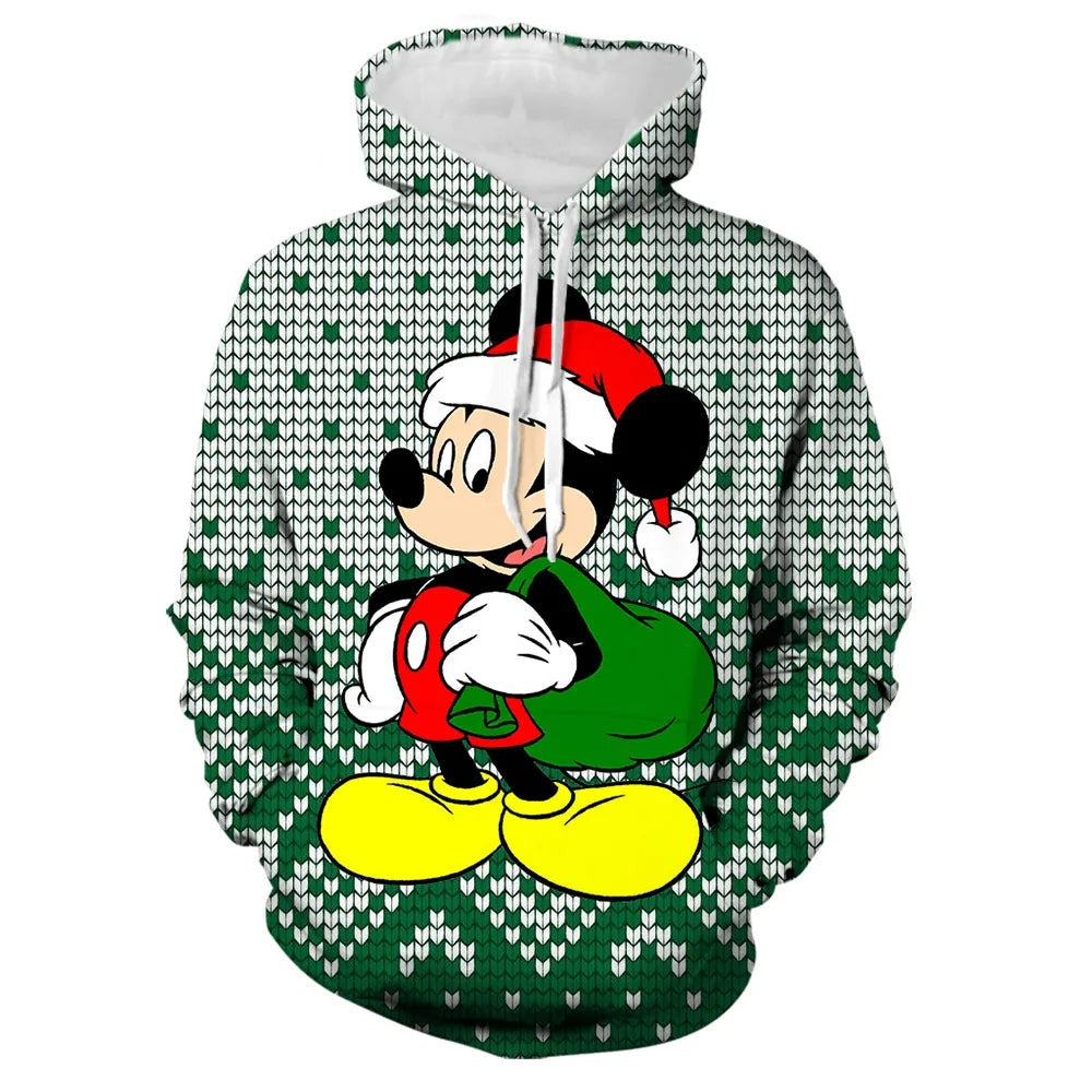 Mickey Minnie Printed Christmas Hoodies Style 5