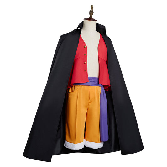 One Piece Monkey D Luffy Cosplay Costume Halloween Carnival Suit XXXL