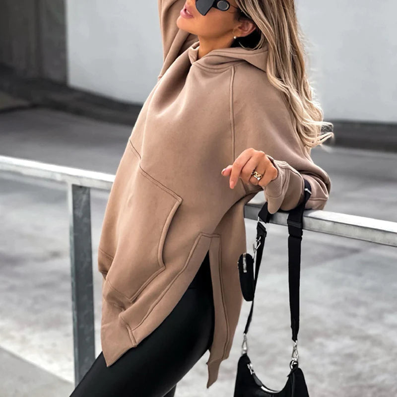 Oversized Elegant Hoodie Dress